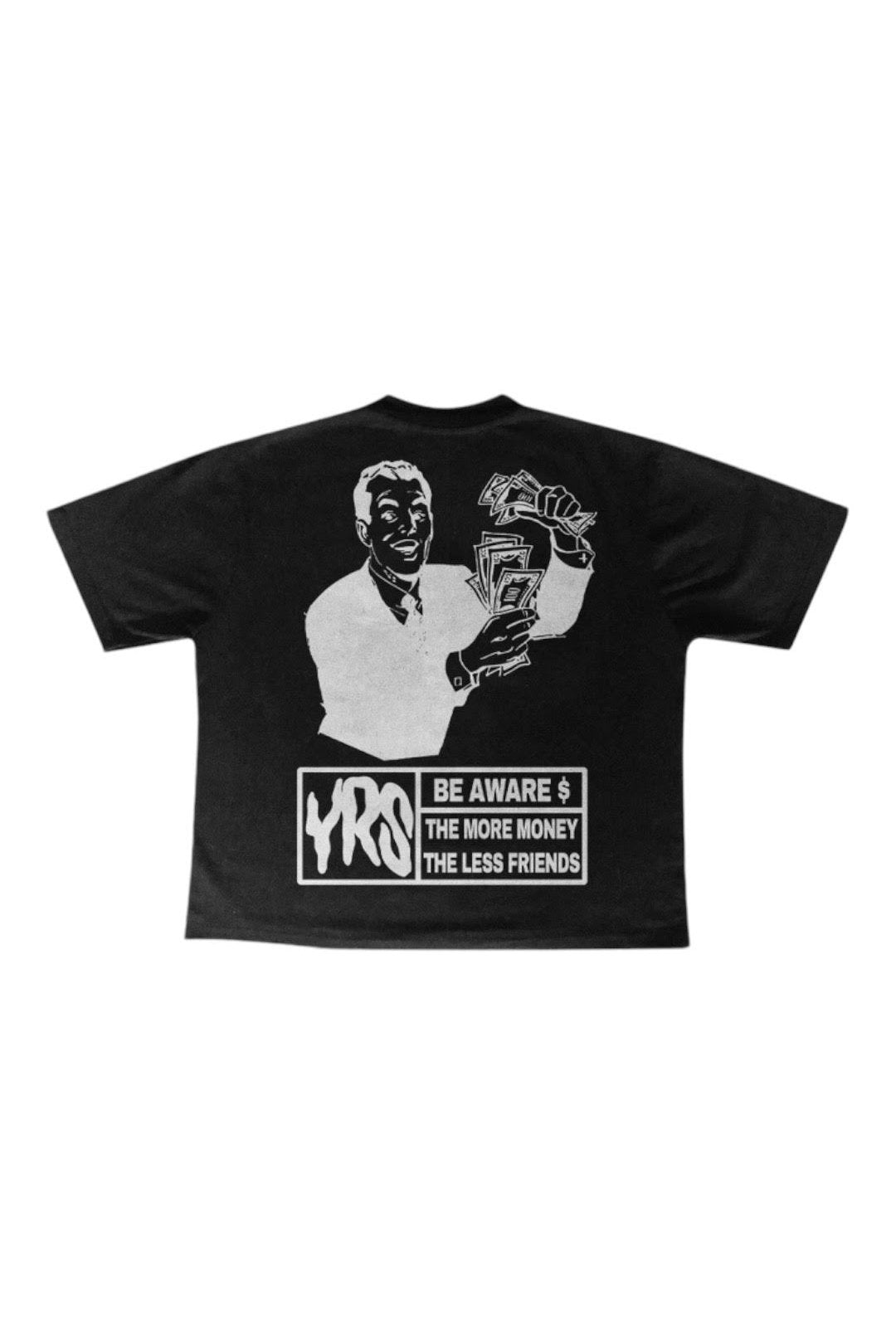 BLACK BE AWARE YRS T-SHIRT