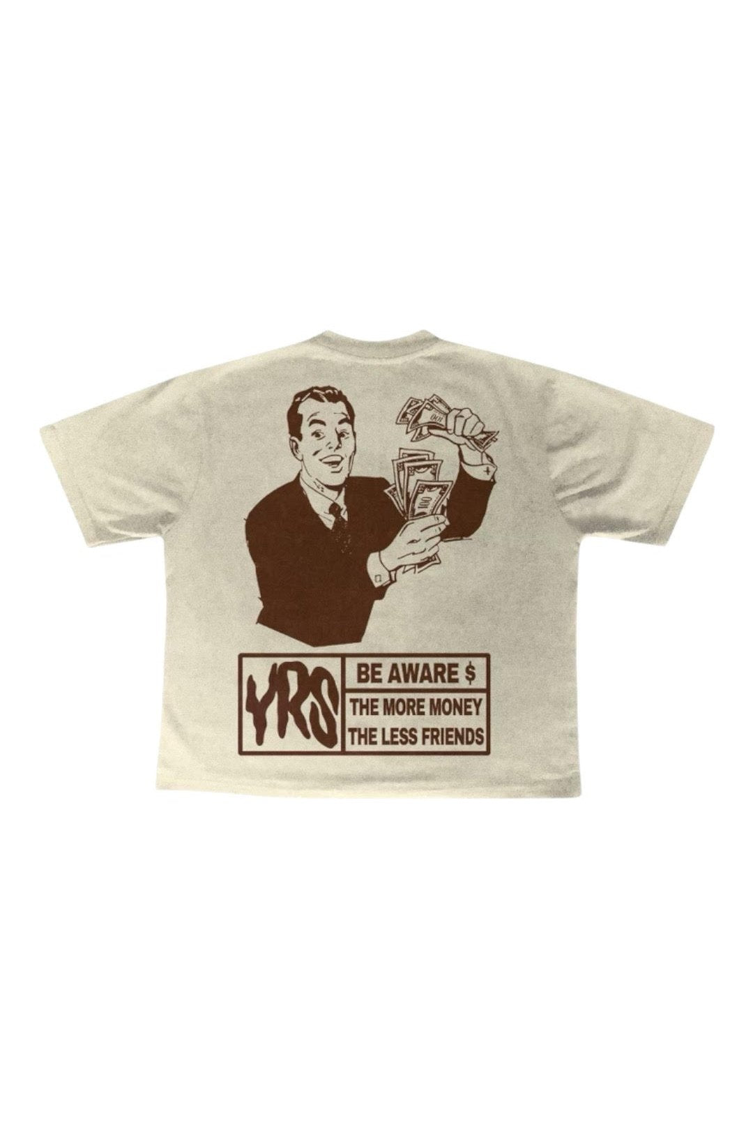DARK MOCHA BE AWARE YRS T-SHIRT